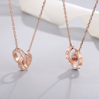 까르띠에 러브 VK골드 목걸이 CA92565