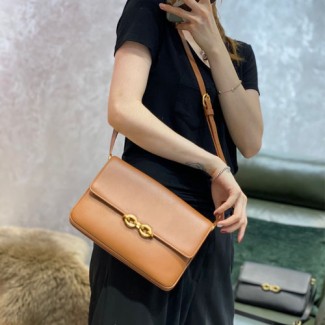 생로랑 르 메일론 사첼백 649795 카멜