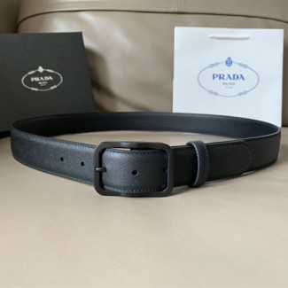 프라다 신상  벨트 PD-6117  블랙 메탈