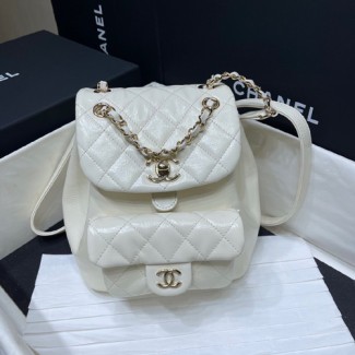샤넬 Daum 미니 백팩 AS1371 화이트