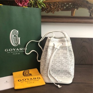 고야드 쁘띠플로 버킷백 172314 화이트