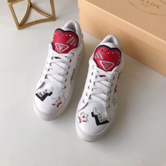 프라다 여성용 신상 스니커즈 F0688 화이트