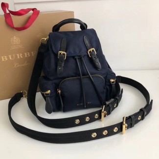버버리 스몰 나일론 크로스백 백팩 40759711 네이비