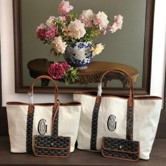 고야드 생 루이백 MM/GM 4757630 양면용 블랙