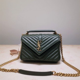 입생로랑 20S/S 모노그램 미디엄 사첼백 487213 그린