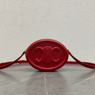 셀린느 트리오페 오벌백 198603 레드