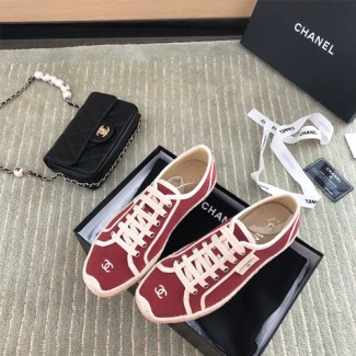 샤넬 여성용 신상 스니커즈 G34222 레드