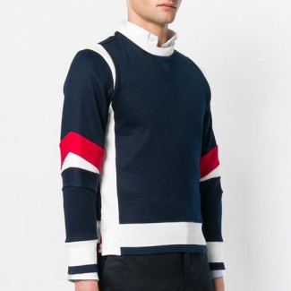 톰브라운 남여공용 신상 맨투맨 TB8677 네이비