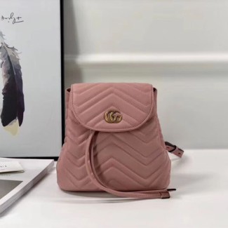 구찌 마틀라세 스몰 백팩 528129 핑크