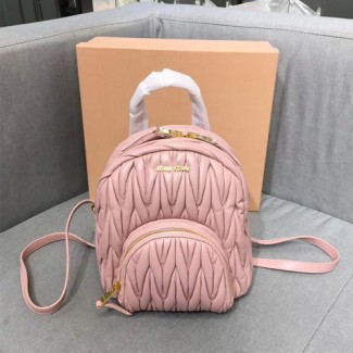 미우미우 신상 미니 백팩 5BZ015 핑크