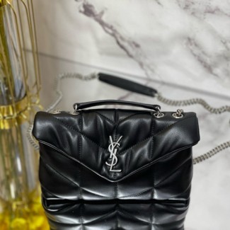 생로랑 퀼팅 푸퍼 토이 숄더백 759337-3