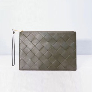 보테가 인트레치아토 나파 파우치 583776 카키색