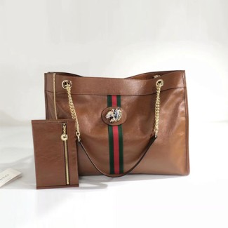 구찌 라자 라지 토트백 537219 브라운