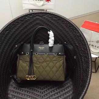 프라다 신상 토트백 1BD080 카키