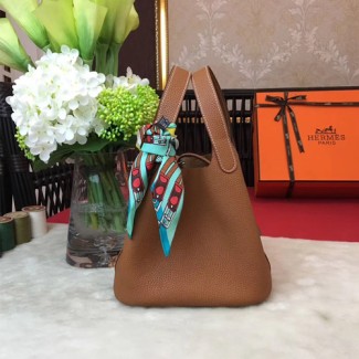 에르메스 피코탄백 18CM/22CM 110515 브라운