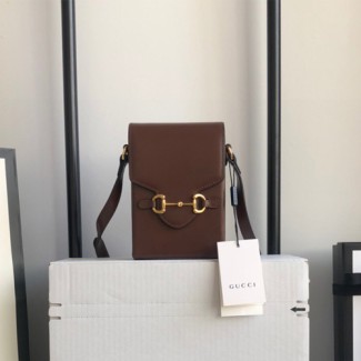 구찌 홀스빗 1955 미니 백 625615 브라운