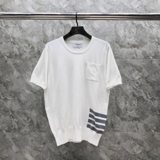 톰브라운 남여공용 반팔티 TB8716 화이트