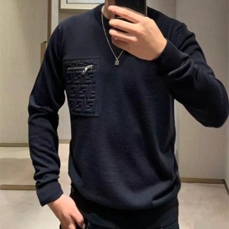 펜디 남여공용 니트 FD2460395 네이비