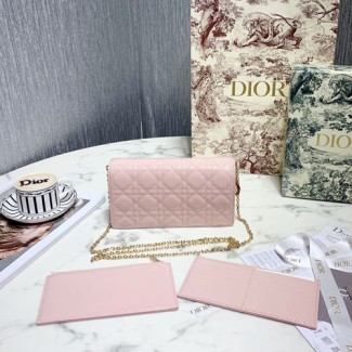 디올 에나멜 가죽 레이디 클러치백 S0204 핑크