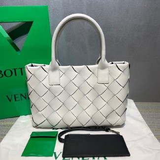 보테가 까바 토트백 649598 화이트
