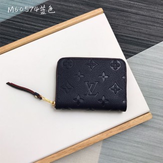루이비통 앙프렝뜨 지퍼 카드지갑  M60574 네이비