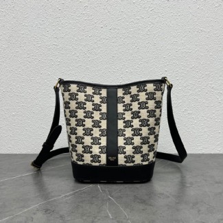 셀린느 트라이엄프 버킷백 스몰 191442 블랙