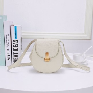 보테가 팔멜라토 벨트 백 크로스백 576643 화이트