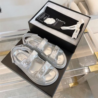 샤넬 신상 샌들 G34295 실버