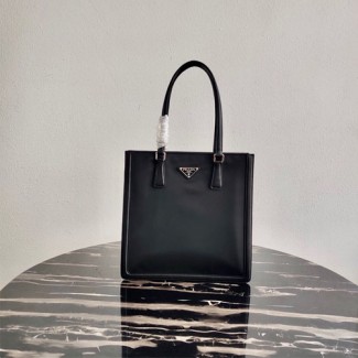 프라다 가죽 및 나일론 토트백 1BG363