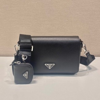 프라다 남성용 메신저백 2VD059 블랙