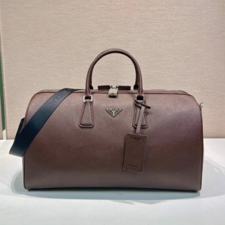 프라다 사피아노 여행가방 2VC018 갈색