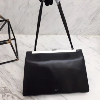 셀린느 신상 클래스프 미듐 숄더백 181283 블랙