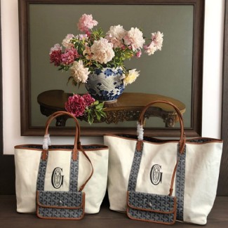 고야드 생 루이백 MM/GM 4757630 양면용 그레이