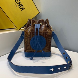 펜디 몬트레조 버킷백 스몰 8BT298 블루