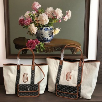 고야드 생 루이백 MM/GM 4757630 양면용 브라운