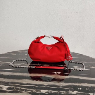 프라다 리에디션 나일론 호보백 1BH172 레드