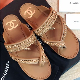 샤넬 신상 슬리퍼 G34229 브라운