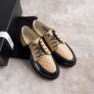 샤넬 신상 레이스업 G33845 램스킨 베이지