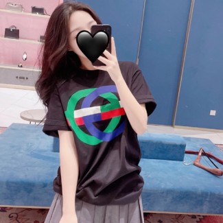 구찌 남여공용 반팔 617573 블랙