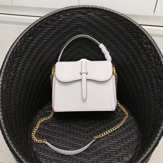 프라다 벨레 가죽 숄더백 1BN004 화이트