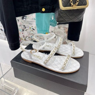 샤넬 신상 샌들 G34313 화이트