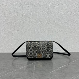 로에베 고야 스몰 숄더백 11500 블랙