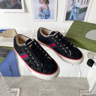 구찌 남여공용 스니커즈 670463 블랙