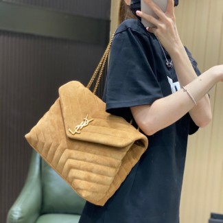 입생로랑 벨벳 시퀸스 엔벨로프 사첼백 459749 카멜