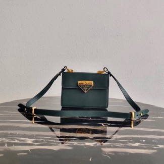 프라다 사피아노 가죽 심볼백 1BD270 그린