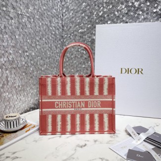 디올 미듐 북 토트백 M1296 핑크