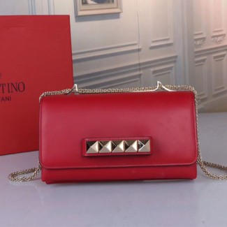 발렌티노 가라바니 체인 크로스바디백 RW2B0810 레드 금장