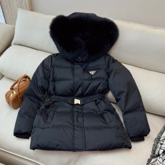 프라다 여성용 숏패딩 3A590 블랙