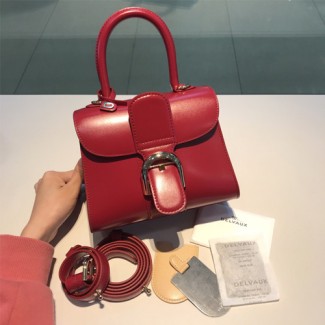 델보 브리앙백 MINI  AA208170 레드 금장