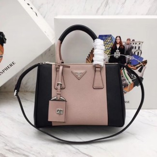 프라다 18S/S 갤러리아 토트백 1BA863 블랙&핑크